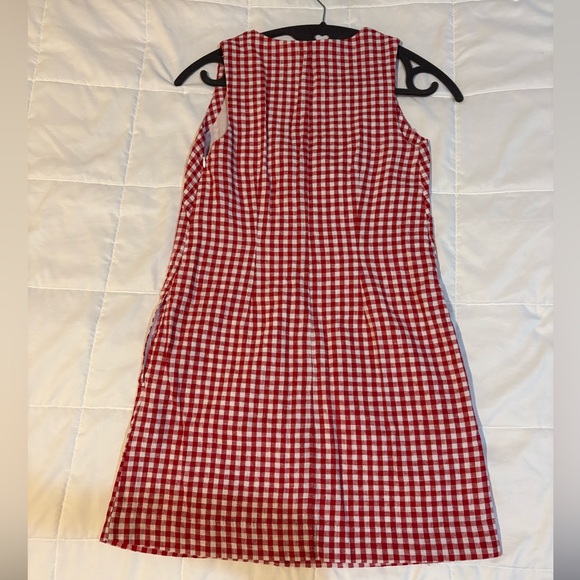 Abercrombie Linen-Blend Tie Front Mini Dress - Picture 6 of 7